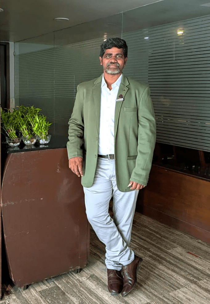 NextGen Eco Bags founder at the Kakinada office